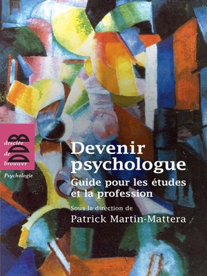cover image of Devenir psychologue